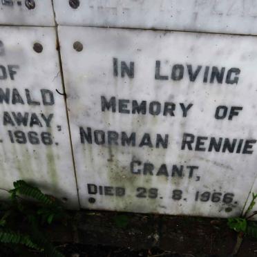 GRANT Norman Rennie -1966