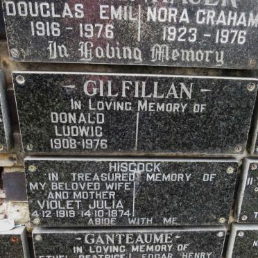 GILFILLAN Donald Ludwig 1908-1976