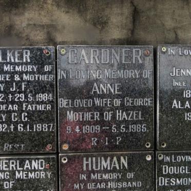 GARDNER Anne 1909-1985