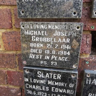 GROBBELAAR Michael Joseph 1941-1984