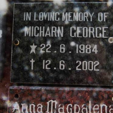 GEORGE Micharn 1984-2002