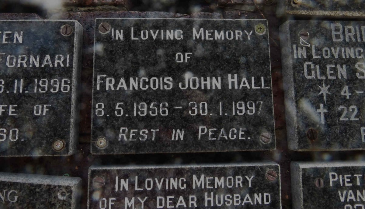 HALL Francois John 1956-1997