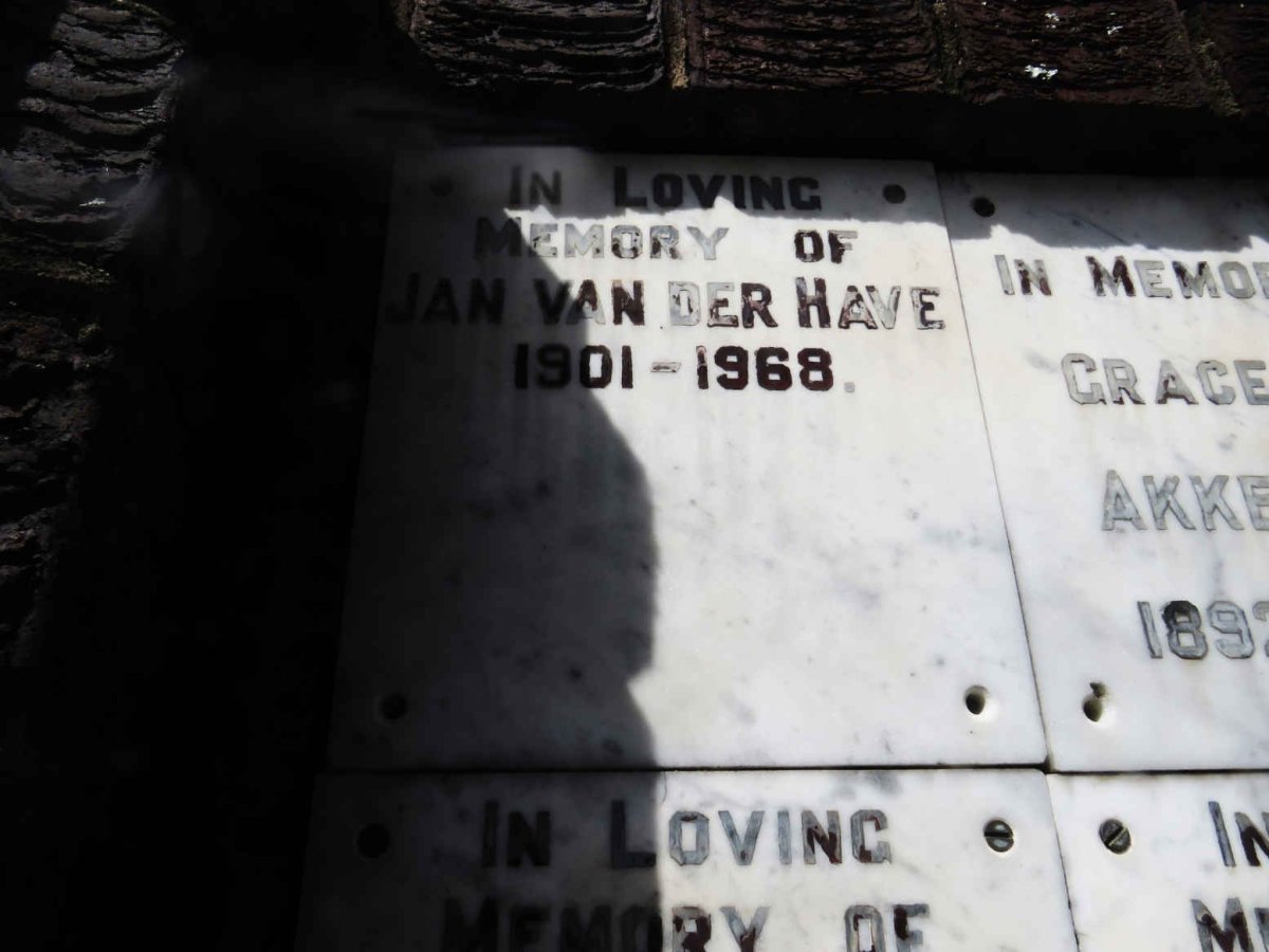 HAVE Jan, van der 1901-1968