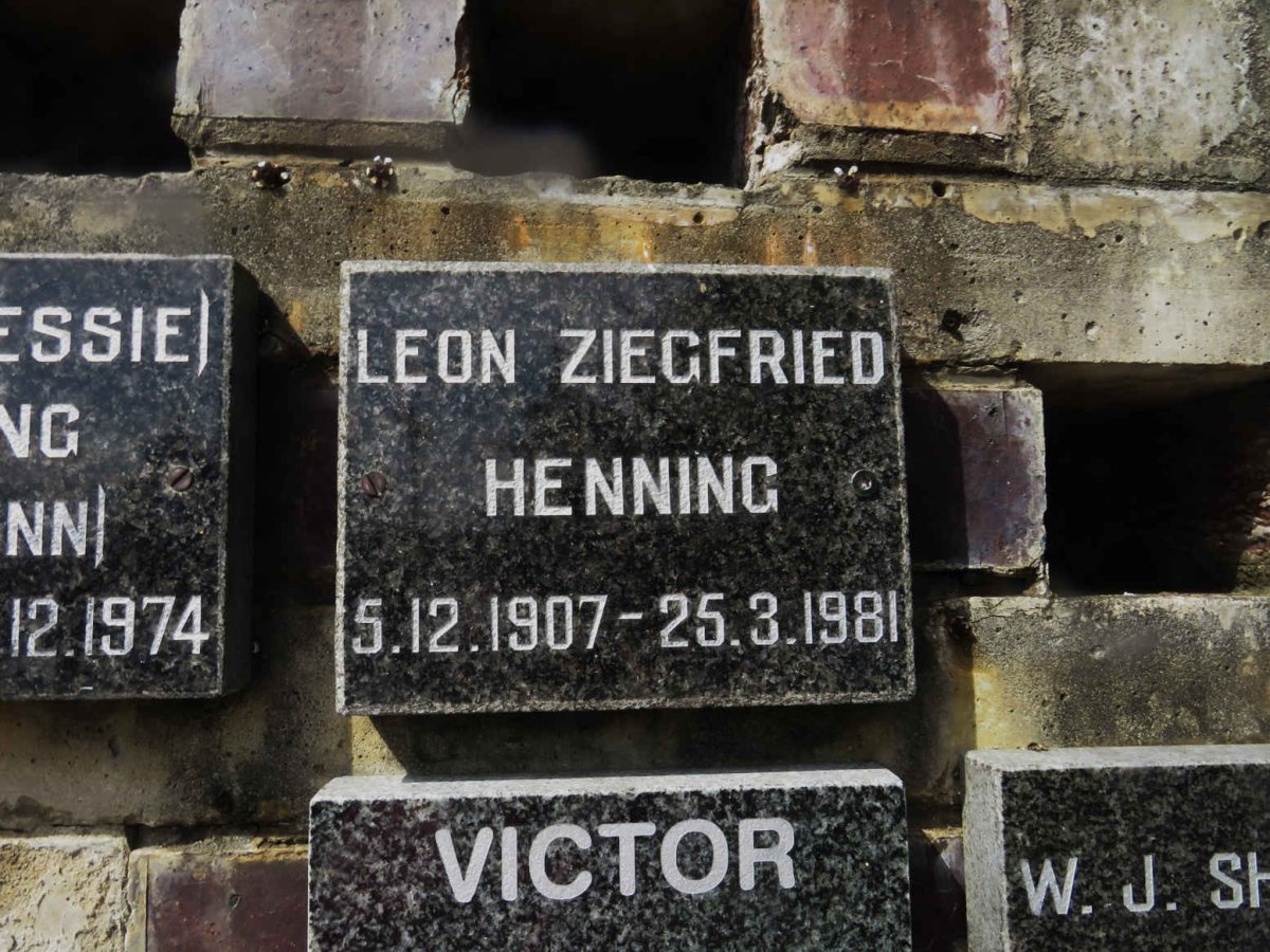 HENNING Leon Ziegfried 1907-1981