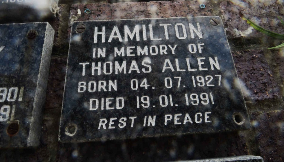 HAMILTON Thomas Allen 1927-1991