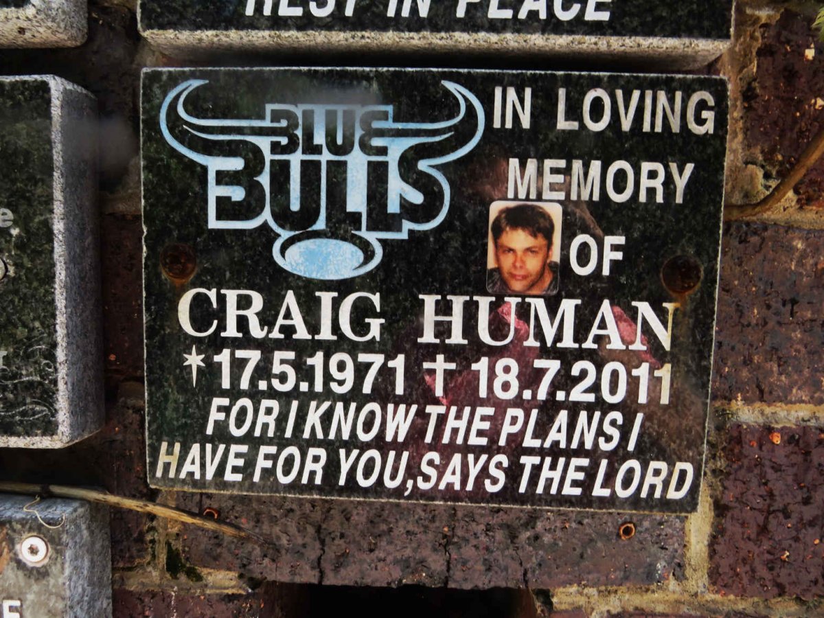 HUMAN Craig 1971-2011