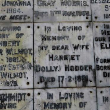 HODDER Harriet -1961