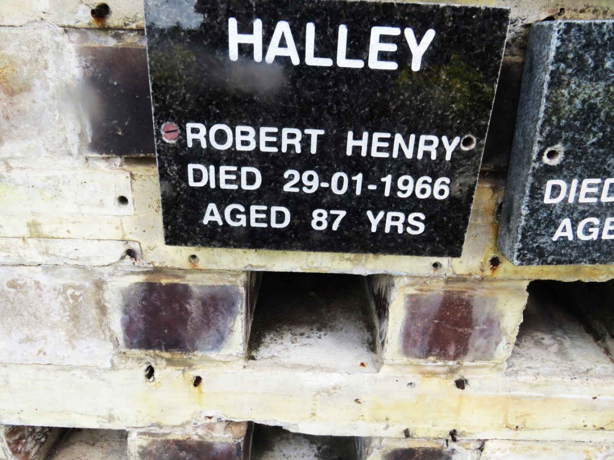 HALLEY Robert Henry -1966