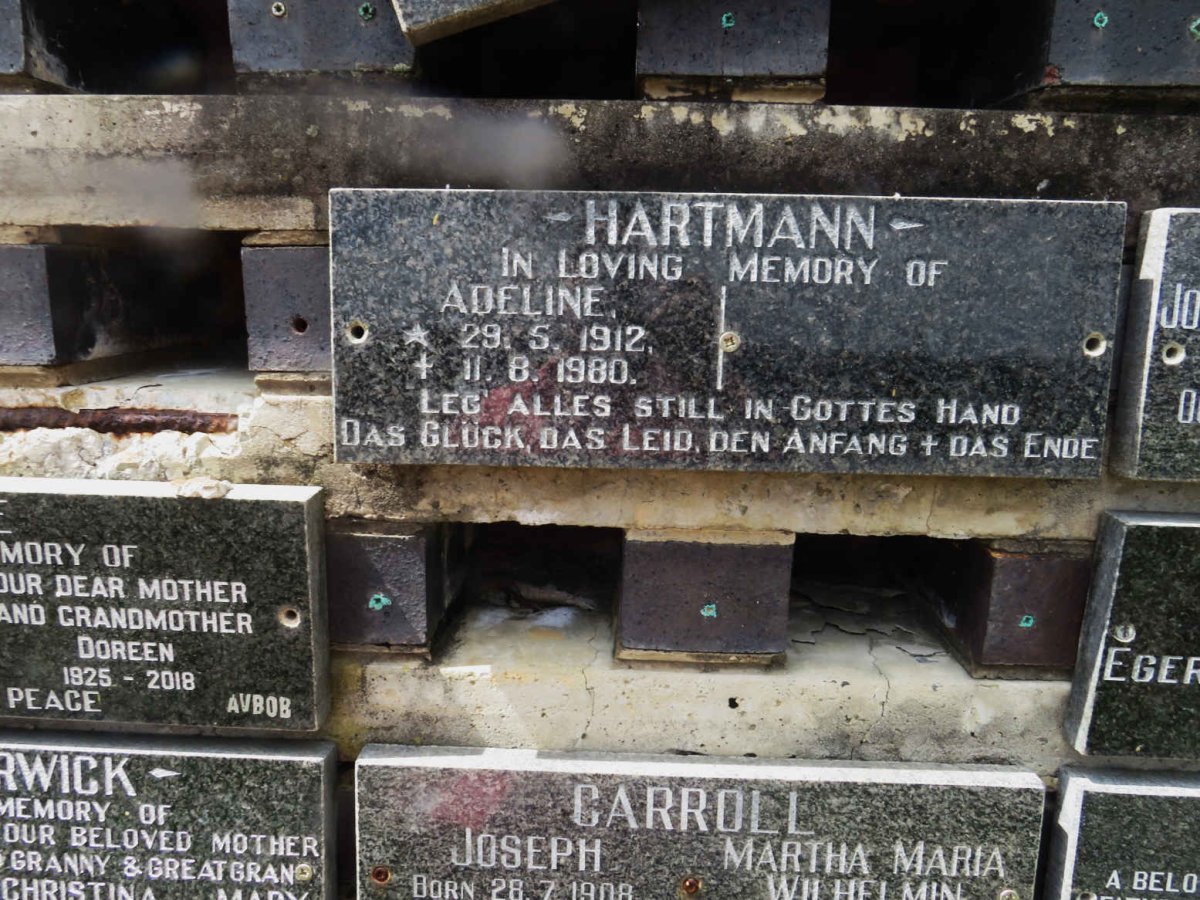 HARTMANN Adeline 1912-1980