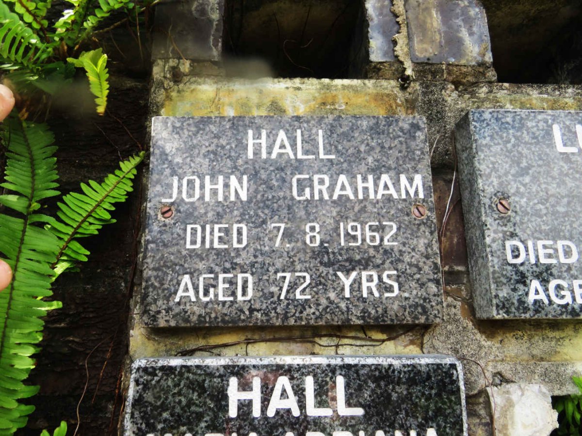 HALL John Graham -1962