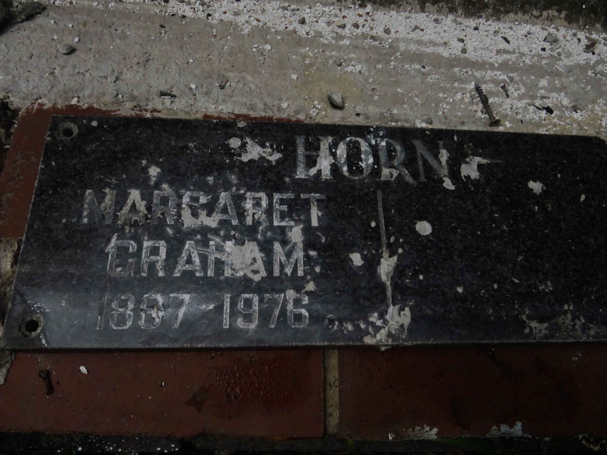 HORN Margaret Graham 1887-1976