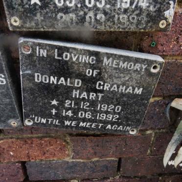 HART Donald Graham 1920-1992