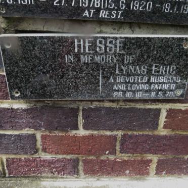 HESSE Lynas Eric 1910-1978