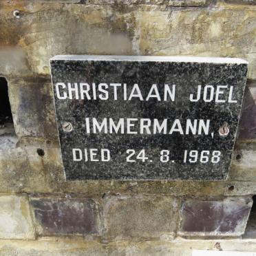 IMMERMANN Christiaan Joel -1968