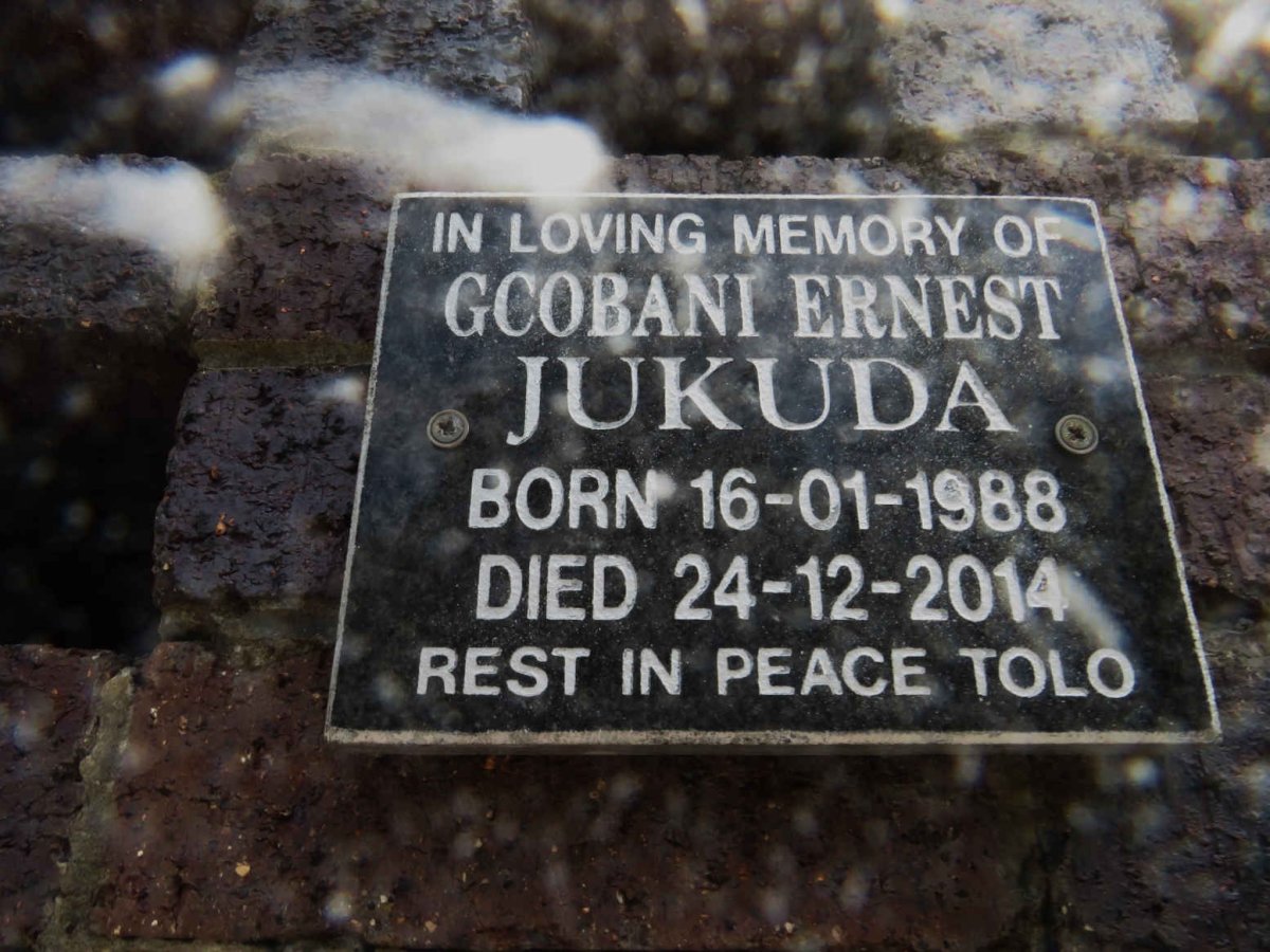 JUKUDA Gcobani Ernest 1988-2014