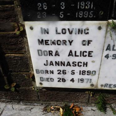 JANNASCH Dora Alice 1890-1971