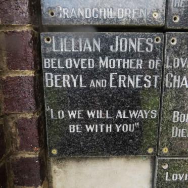 JONES Lillian