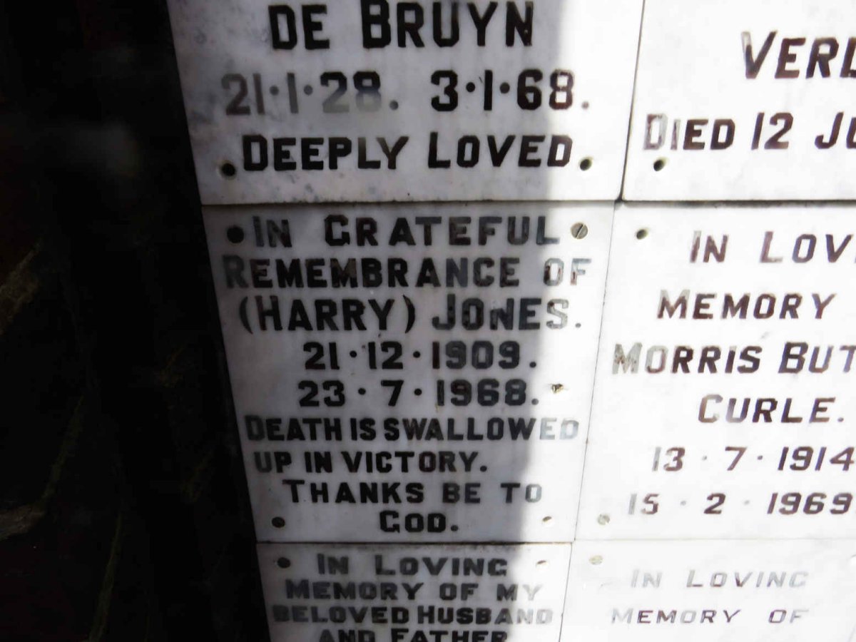 JONES Harry 1909-1968