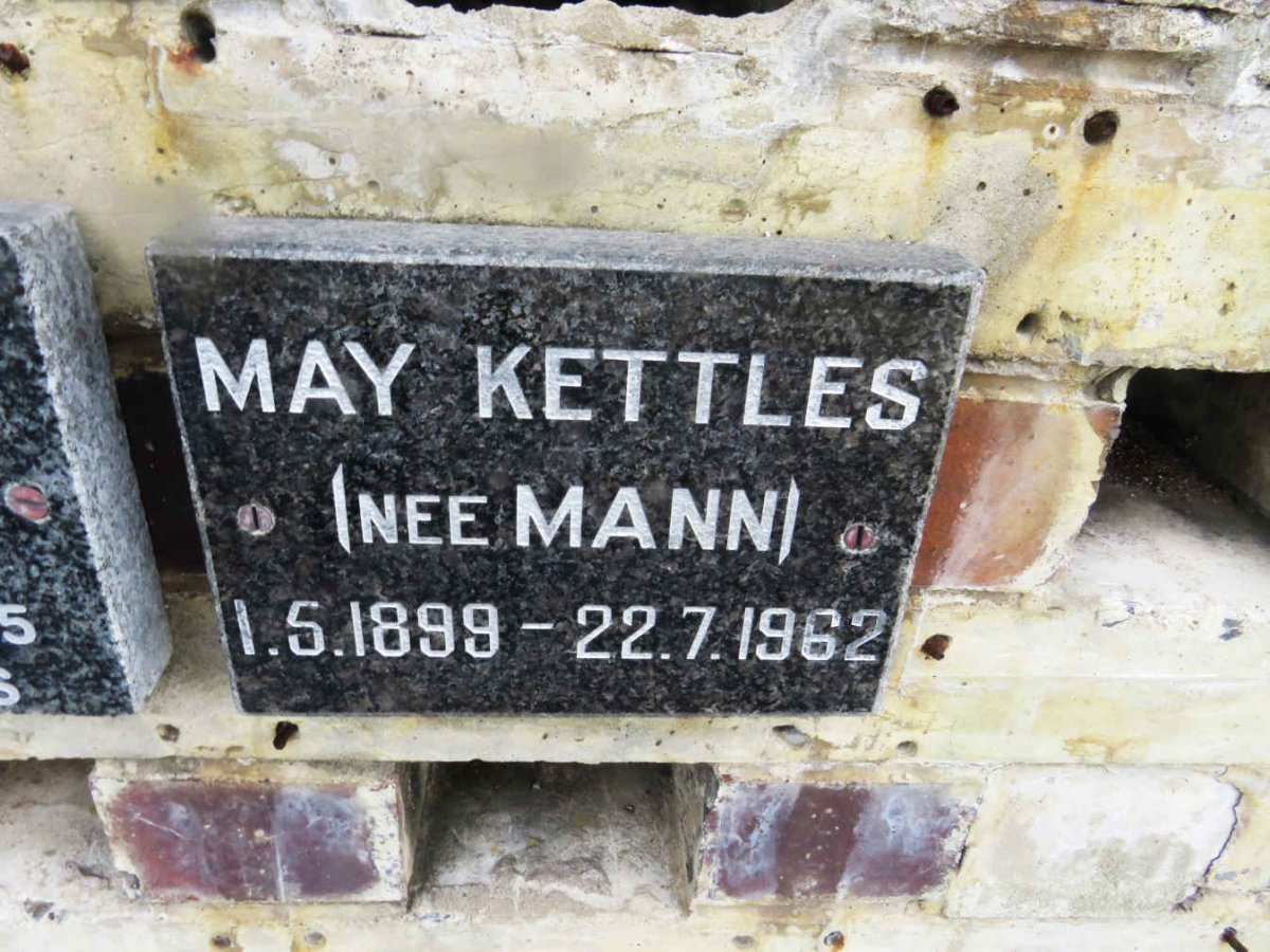 KETTLES May nee MANN 1899-1962