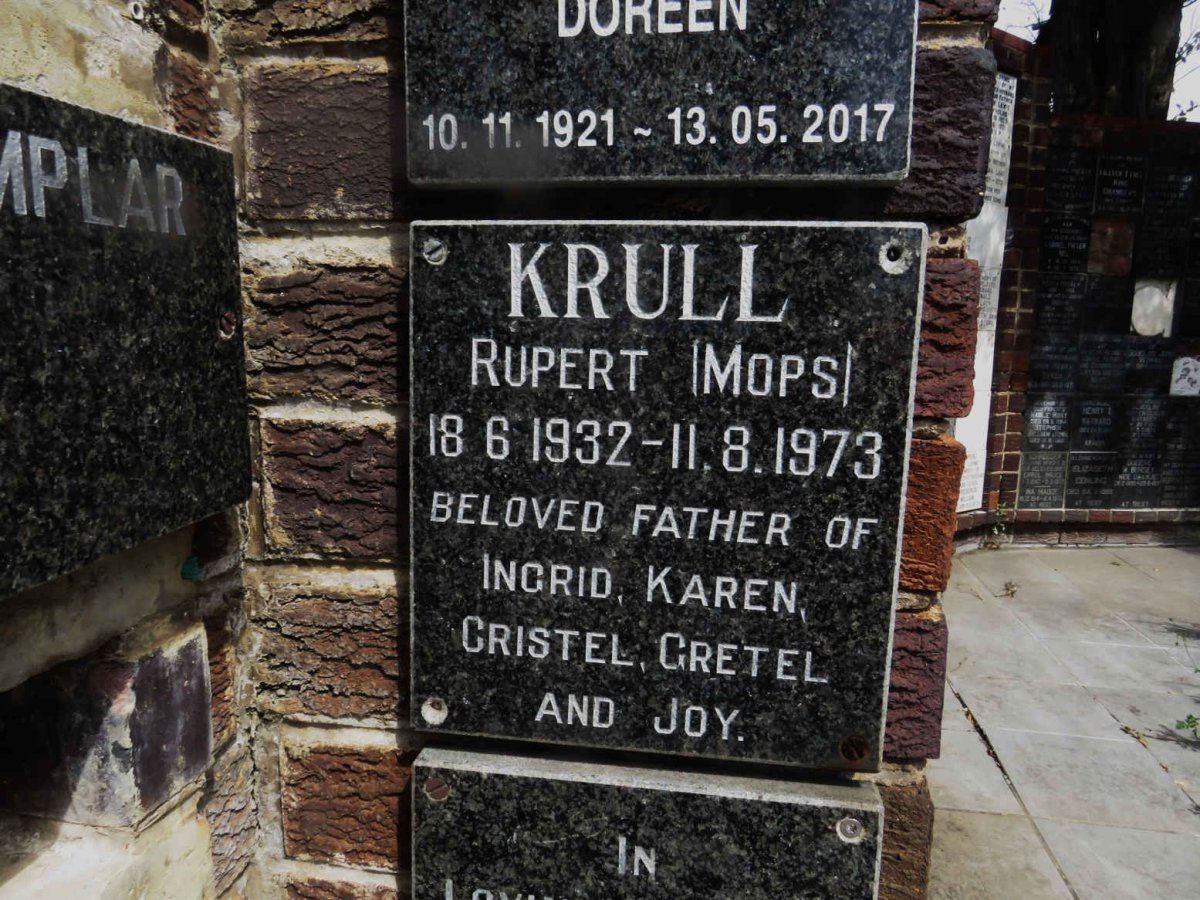 KRULL Rupert 1932-1973