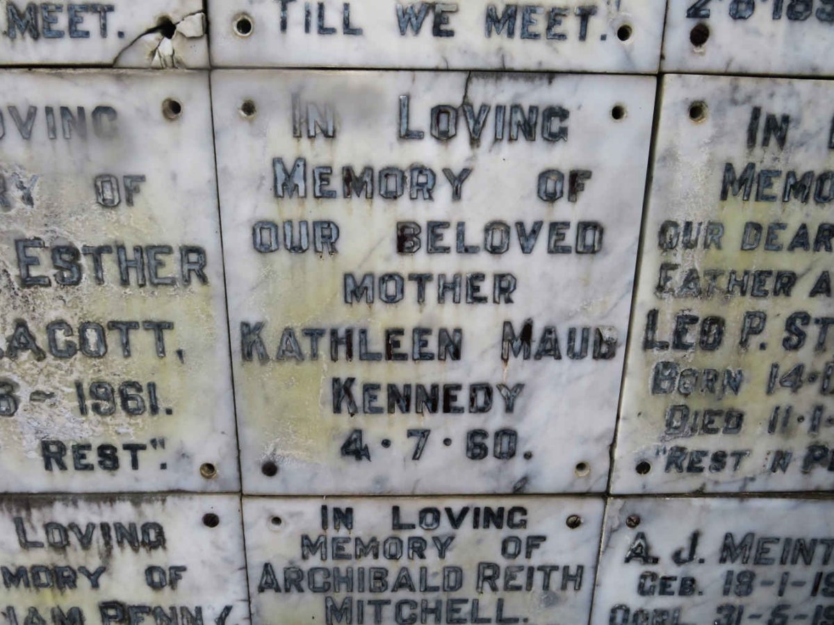 KENNEDY Kathleen Maud -1960
