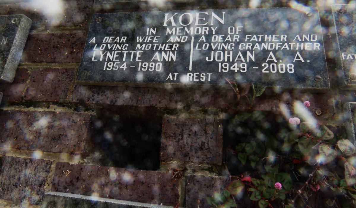 KOEN Johan A.A. 1949-2008 &amp; Lynette Ann 1954-1990