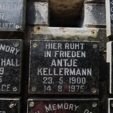 KELLERMANN Antje 1900-1975