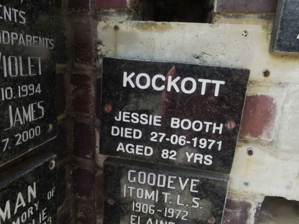 KOCKOTT Jessie Booth -1971