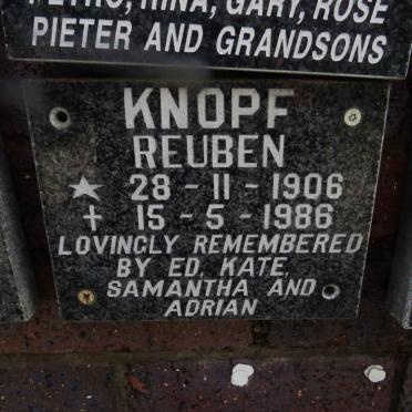 KNOPF Reuben 1906-1986