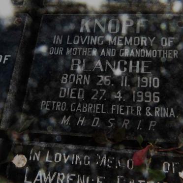 KNOPF Blanche 1910-1996