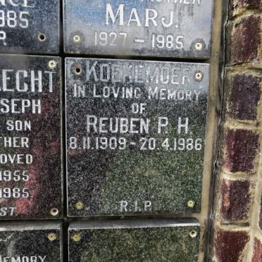 KOEKEMOER Reuben P.H. 1909-1986