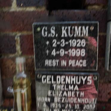 KUMM G.S. 1926-1998