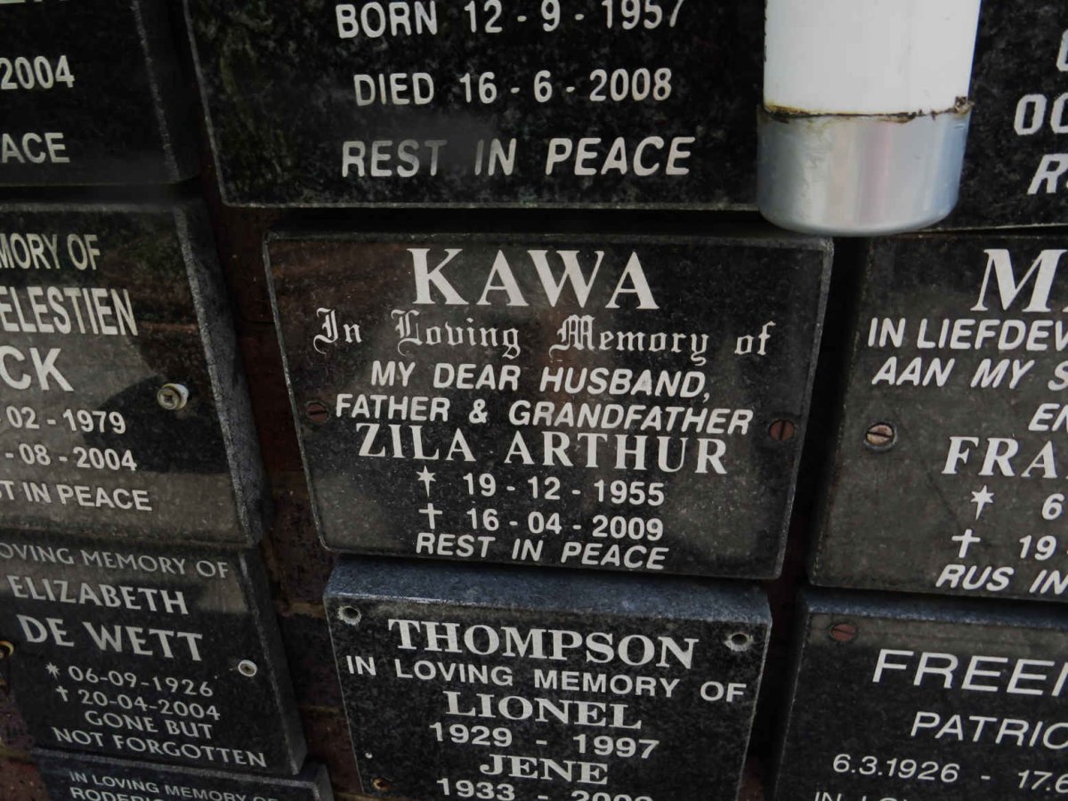 KAWA Zila Arthur 1955-2009