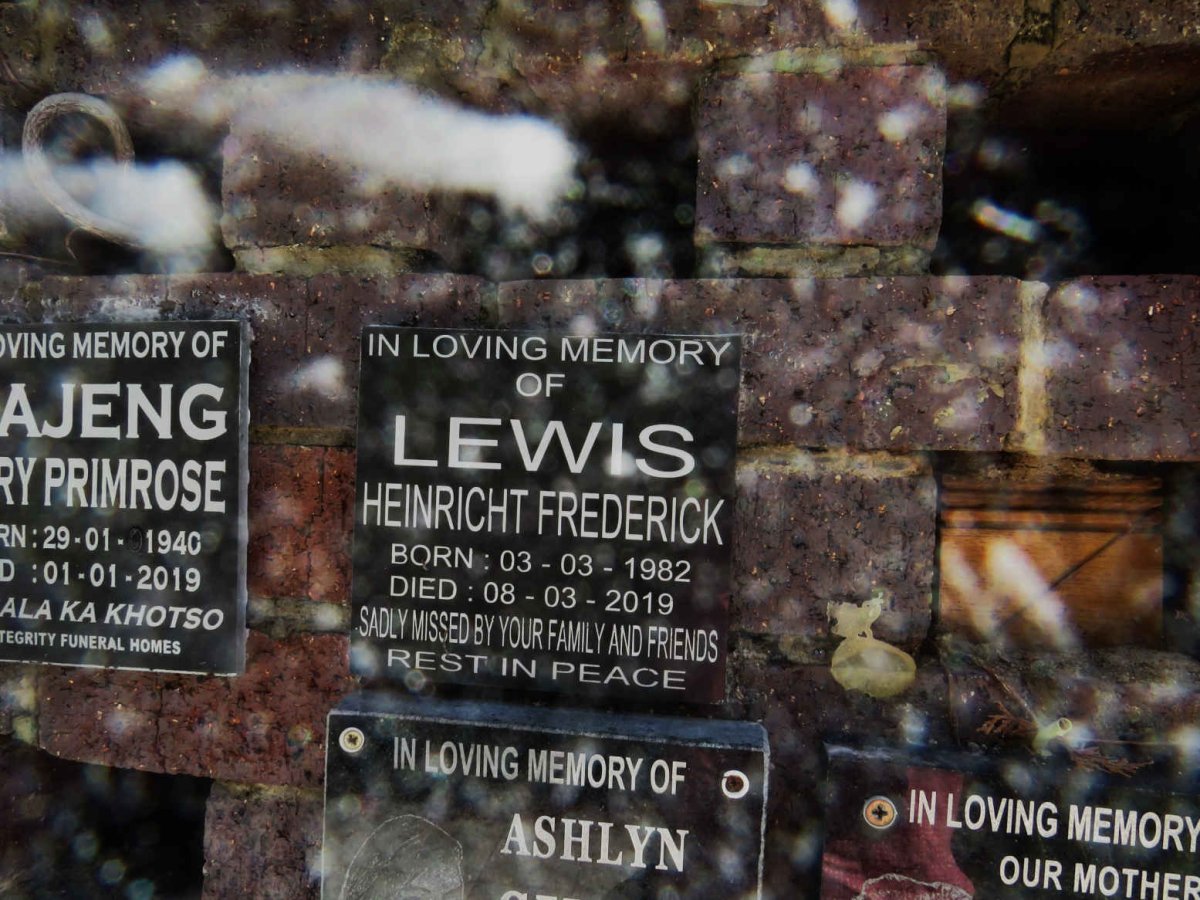 LEWIS Heinricht Frederick 1982-2019