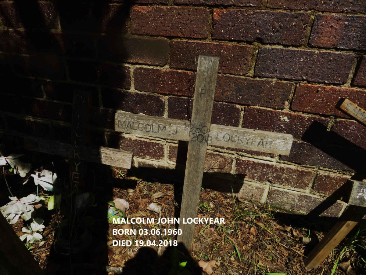 LOCKYEAR Malcolm John 1960-2018