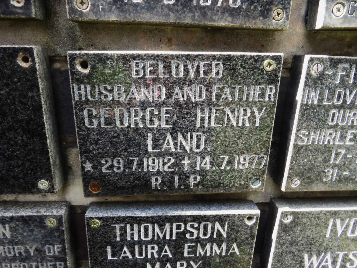 LAND George Henry 1912-1977