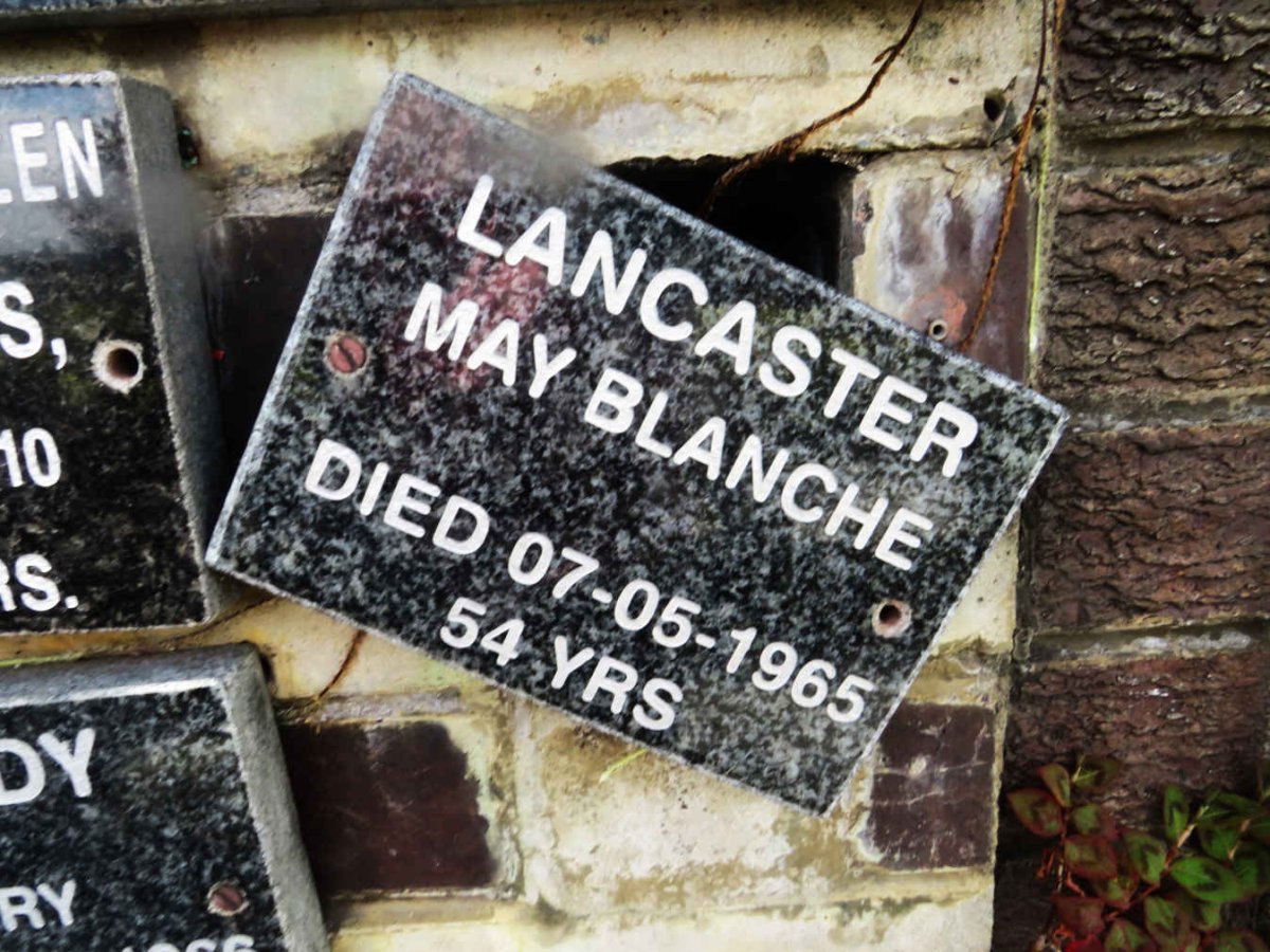 LANCASTER May Blanche -1965