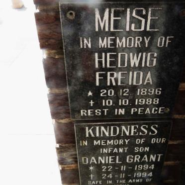 MEISE Hedwig Freida 1896-1988
