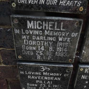 MICHELL Dorothy Iris 1914-1993