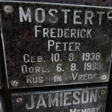 MOSTERT Frederick Peter 1938-1993