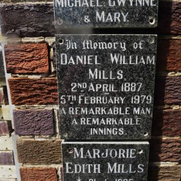 MILLS Daniel William 1887-1979