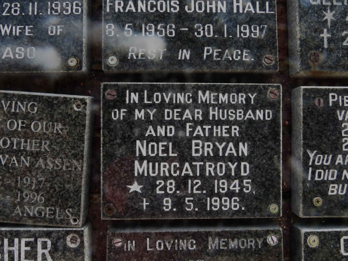 MURGATROYD Noel Bryan 1945-1996