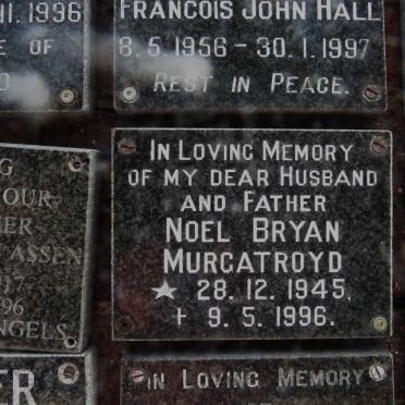 MURGATROYD Noel Bryan 1945-1996
