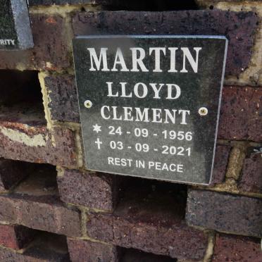 MARTIN Lloyd Clement 1956-2021