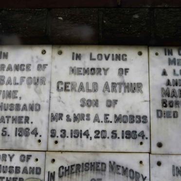 MOBBS Gerald Arthur 1914-1964