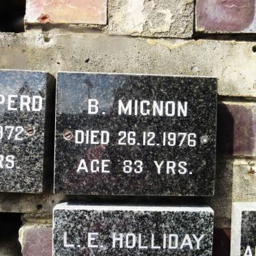 MIGNON B. -1976