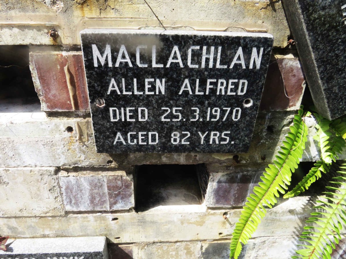 MACLACHLAN Allen Alfred -1970