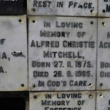 MITCHELL Alfred Christie 1875-1965