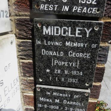 MIDGLEY Donald George 1934-1993