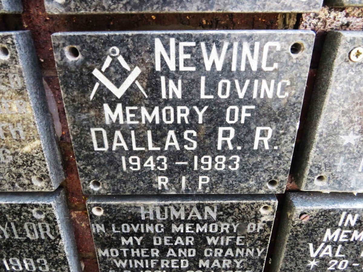 NEWING Dallas R.R. 1943-1983